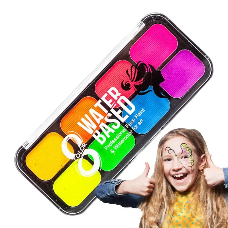 Водорастворимая безопасная краска для тела для Хэллоуина, насыщенный пигмент, 8 цветов, крем для макияжа, здоровая краска для лица, товары для Хэллоуина
Водорастворимая безопасная краска для тела для Хэллоуина, насыщенный пигмент, 8 цветов, крем для макияжа, здоровая краска для лица, товары для Хэллоуина