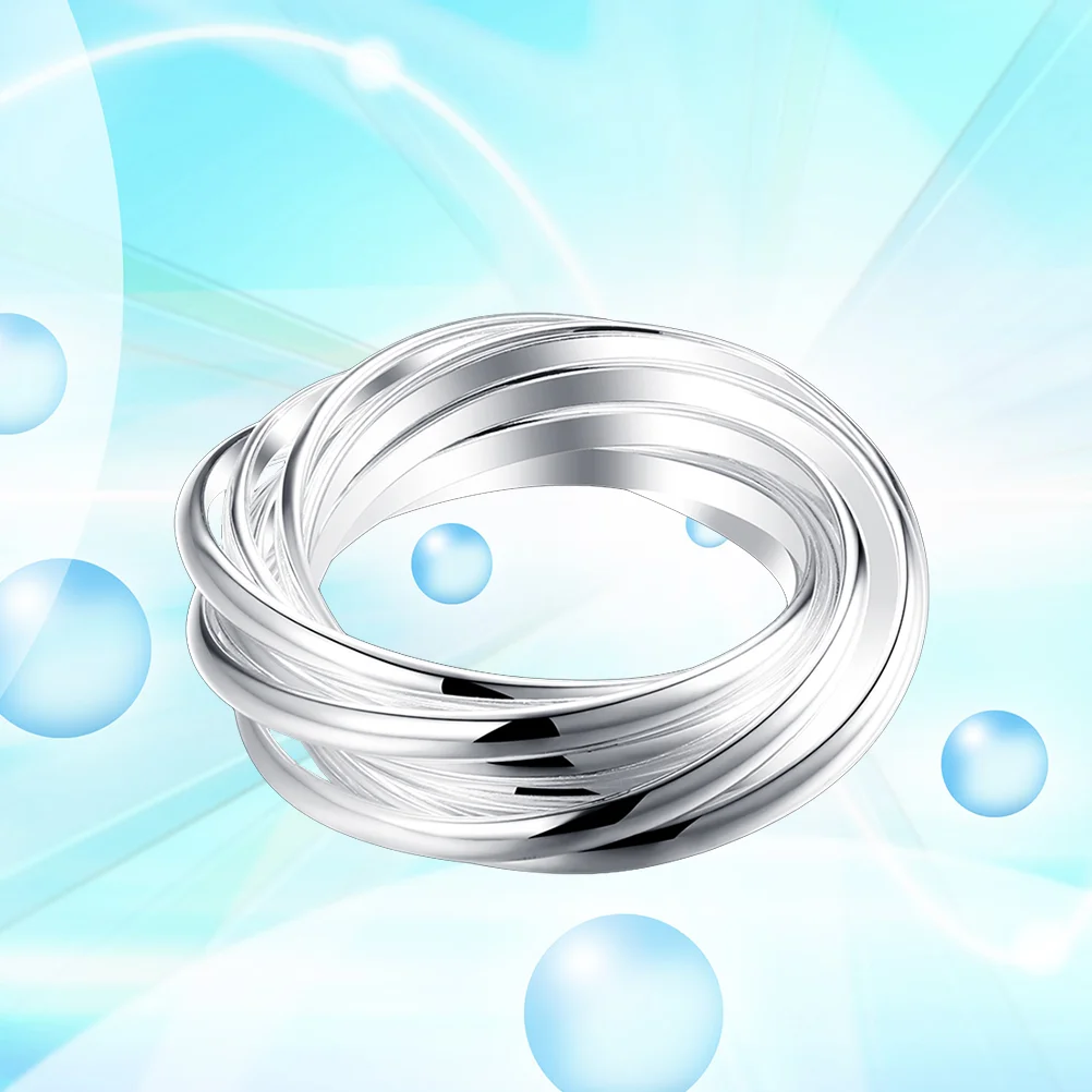 Lady Gifts Ring Decoration Trendy Rings Interlocked Rings Women Ring Boyfriend Gift Rings Commemorate
Lady Gifts Ring Decoration Trendy Rings Interlocked Rings Women Ring Boyfriend Gift Rings Commemorate