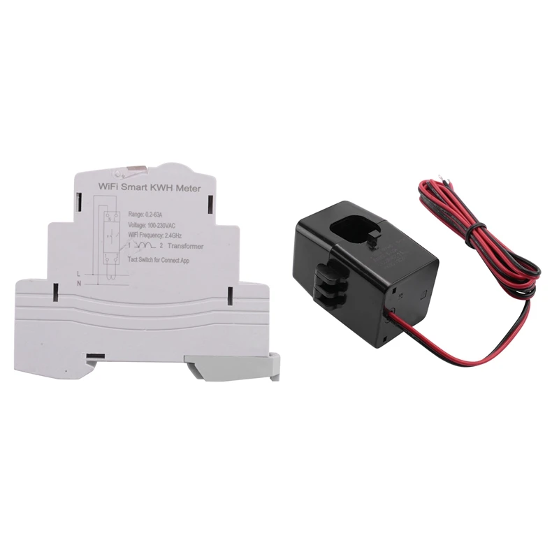 Tuya Single Phase Wifi Intelligen Energy Meter 100A Din Rail Precisely Measuring Voltmeter Ammeter Power ATMS1603
Tuya Single Phase Wifi Intelligen Energy Meter 100A Din Rail Precisely Measuring Voltmeter Ammeter Power ATMS1603