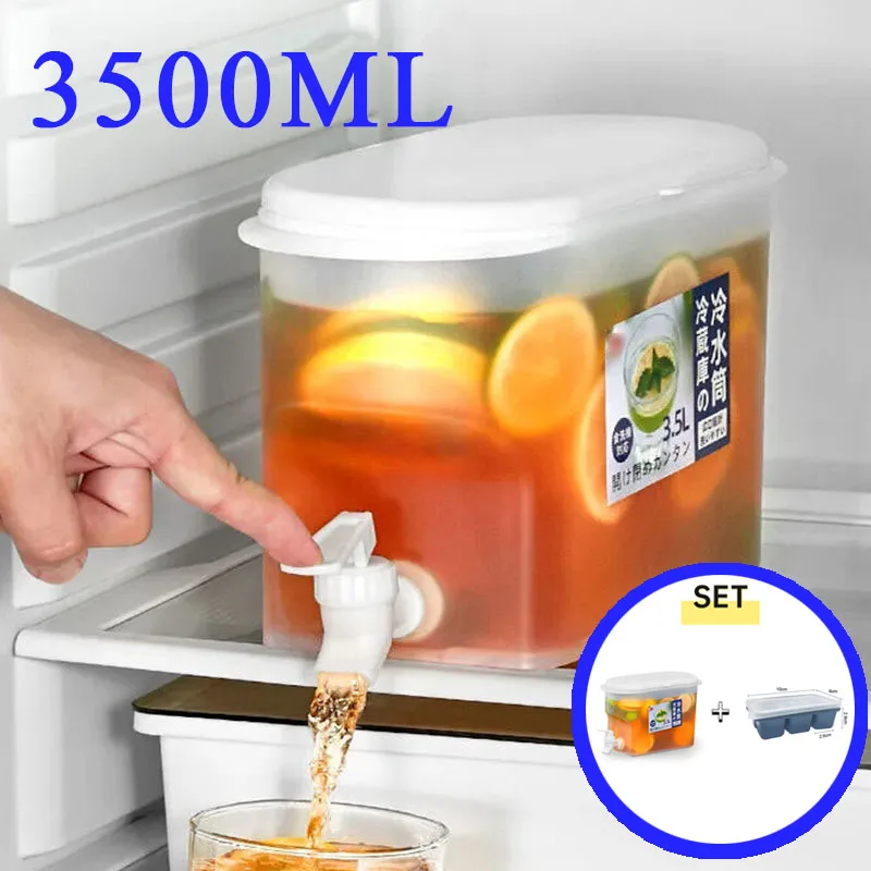 Refrigerator Cold Water Bottle 3.5L Cold Water Pitcher High-capacity Cold Water Kettle with Faucet Lemonade water jug for Famili
Refrigerator Cold Water Bottle 3.5L Cold Water Pitcher High-capacity Cold Water Kettle with Faucet Lemonade water jug for Famili