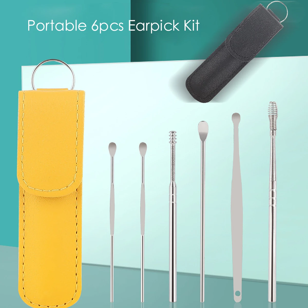 6/7PCS Ear Wax Picking EarWax Removal Tool Stainless Steel Ear Care Spoon Soft Spiral For Ears Cleaning Digging Curette Artifact
6/7PCS Ear Wax Picking EarWax Removal Tool Stainless Steel Ear Care Spoon Soft Spiral For Ears Cleaning Digging Curette Artifact
