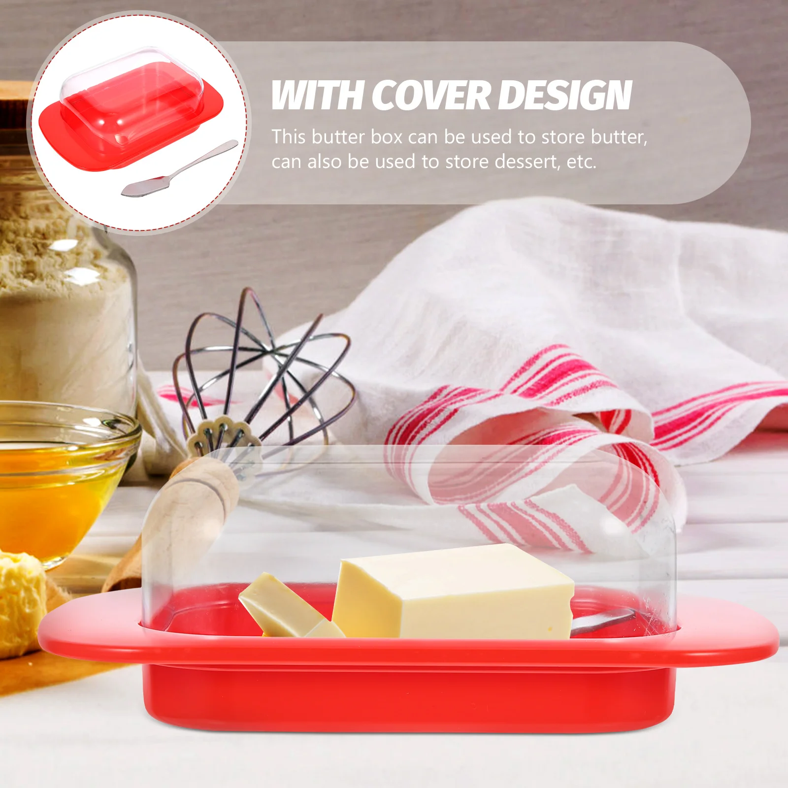 Butter Dish Cheese Container Keeper Storage Lid Box Airtight Holder Cover Tray Refrigerator Camping Dessert Bread Preserving
Butter Dish Cheese Container Keeper Storage Lid Box Airtight Holder Cover Tray Refrigerator Camping Dessert Bread Preserving
