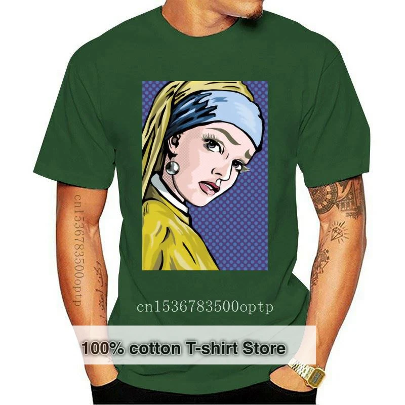 New Men t-shirt Lichtenstein Girl with a Pearl Earring tshirt Women t shirt
New Men t-shirt Lichtenstein Girl with a Pearl Earring tshirt Women t shirt