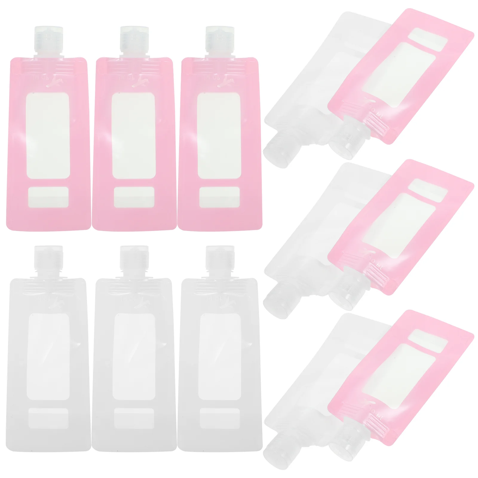 12 Pcs Travel Makeup Container Shower Gel Refillable Pouches Body Wash Toiletries Portable Fluid Packing Bag
12 Pcs Travel Makeup Container Shower Gel Refillable Pouches Body Wash Toiletries Portable Fluid Packing Bag