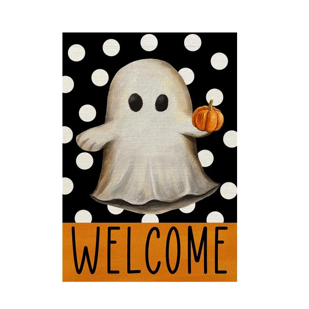 Add a spooky touch to your outdoor space with this double sided printed garden flag long lasting and weatherproof
Add a spooky touch to your outdoor space with this double sided printed garden flag long lasting and weatherproof