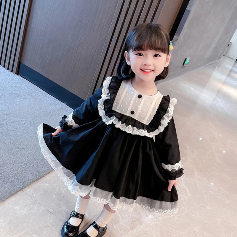 Girls Dress Kids Dresses Autumn Spring 2022 New Long Sleeve Lace Vintage Dress Children Party Dress Vestidos Girls Clothes 2-7Y
Girls Dress Kids Dresses Autumn Spring 2022 New Long Sleeve Lace Vintage Dress Children Party Dress Vestidos Girls Clothes 2-7Y