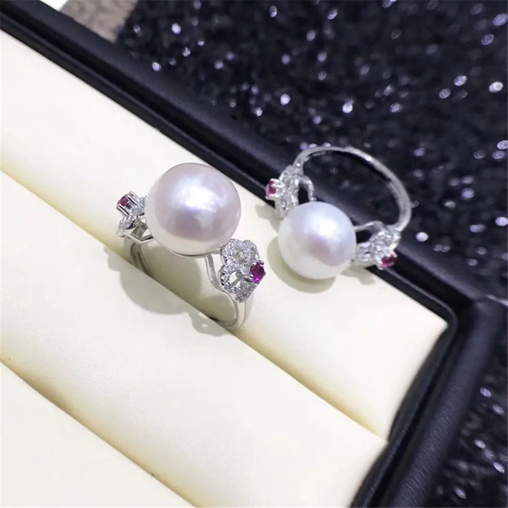 S925 Sterling Silver Pearl Ring Settings Blank/Base For DIY Adjustable Ring Jewelry Making Accessories Suitable for 9-12mm Bead
S925 Sterling Silver Pearl Ring Settings Blank/Base For DIY Adjustable Ring Jewelry Making Accessories Suitable for 9-12mm Bead