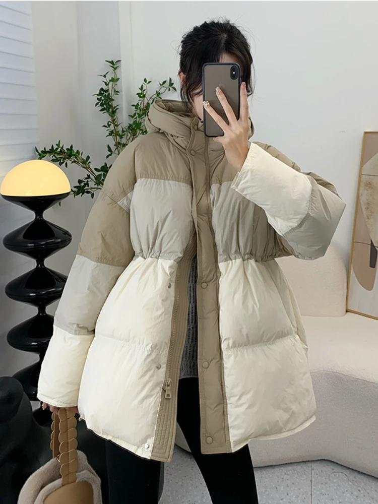 Fitaylor/новое осенне-зимнее женское модное пальто с капюшоном, 90% белого утиного пуха, женское повседневное толстое теплое пальто на молнии, зимняя верхняя одежда
Fitaylor/новое осенне-зимнее женское модное пальто с капюшоном, 90% белого утиного пуха, женское повседневное толстое теплое пальто на молнии, зимняя верхняя одежда