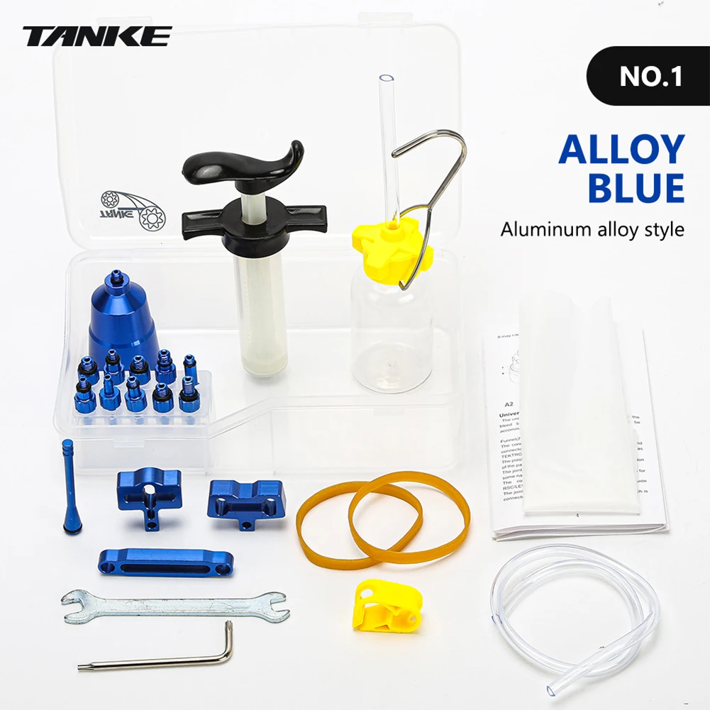 TANKE Hydraulic Bike Disc Brake Bleed Kit Mineral Oil Change Tool For-SHIMANO MTB Road Mountain Bicycle Brake Repair Tools
TANKE Hydraulic Bike Disc Brake Bleed Kit Mineral Oil Change Tool For-SHIMANO MTB Road Mountain Bicycle Brake Repair Tools