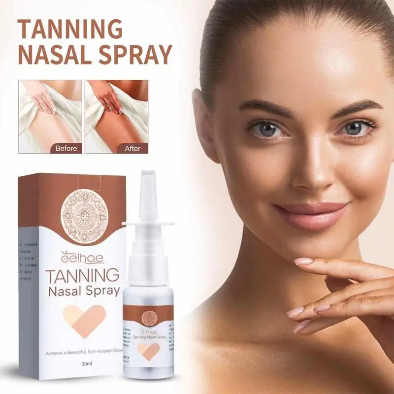 

30ml EELHOE Quick Tan Spray Quick Nasal Self Tanner Spray Deep Sunless Tanning Mist Cosmetic for a Deep and Natural Tan Makeup