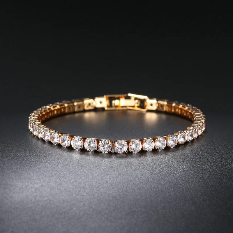 Gold Silver Color Men Bracelet CZ Chain Homme Jewelry 4mm Cubic Zirconia Tennis Iced Out Chain for Women Men
Gold Silver Color Men Bracelet CZ Chain Homme Jewelry 4mm Cubic Zirconia Tennis Iced Out Chain for Women Men