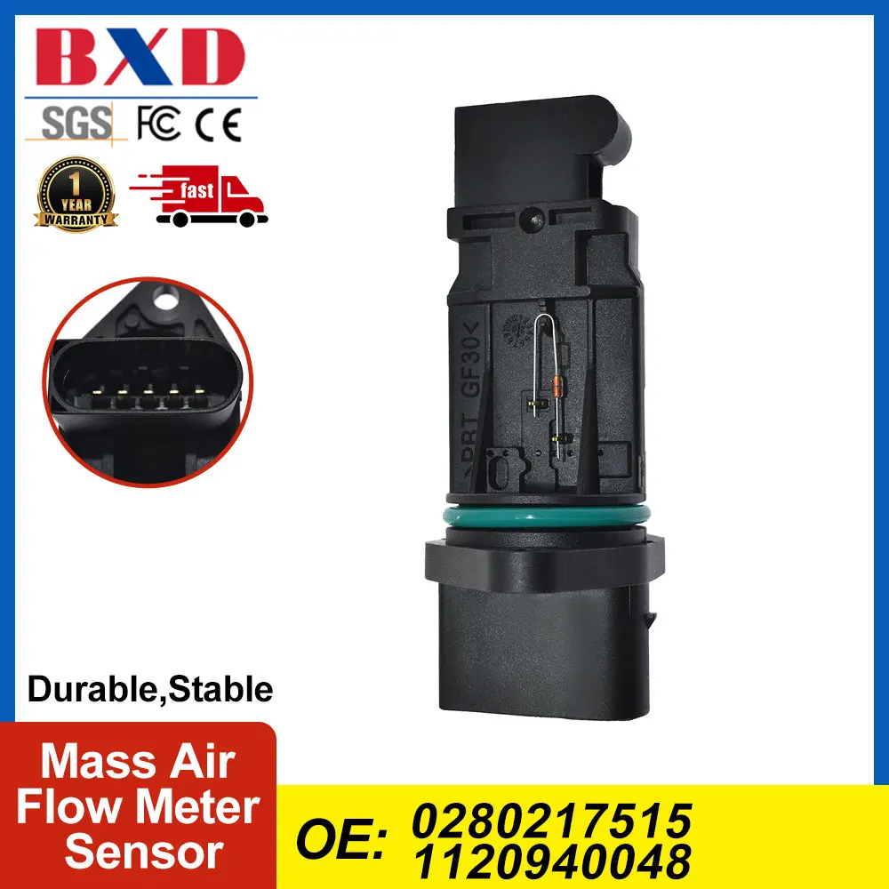 MAF Mass Air Flow Meter Sensor 0280217515 1120940048 For Mercedes-Benz C240 C280 C320 CLK320 E320 ML320 ML350 S350 SLK320
MAF Mass Air Flow Meter Sensor 0280217515 1120940048 For Mercedes-Benz C240 C280 C320 CLK320 E320 ML320 ML350 S350 SLK320