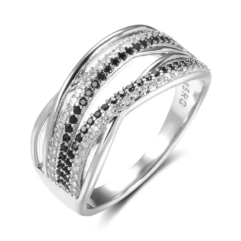 Classic Geometry Cross Ring for Women Tibetan Silver 4 Row Black Natural Zircon Bride Rings Wedding Fine Jewelry 2022 New
Classic Geometry Cross Ring for Women Tibetan Silver 4 Row Black Natural Zircon Bride Rings Wedding Fine Jewelry 2022 New