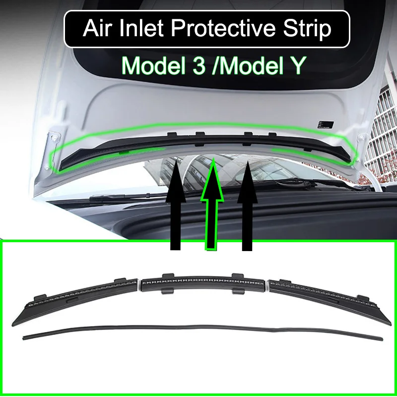 2022 Water Strip For Tesla Model 3 Y Car Front Chassis Cover Air Inlet Protective Auto Styling Accessories
2022 Water Strip For Tesla Model 3 Y Car Front Chassis Cover Air Inlet Protective Auto Styling Accessories