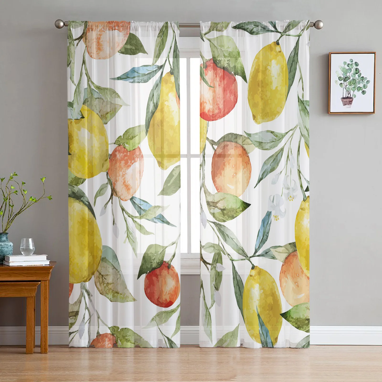 Grapefruit Yellow Red Leaves Tulle Curtain for Living Room Balcony Decor Sheer Curtain for Kitchen Bedroom Fashion Home Decor
Grapefruit Yellow Red Leaves Tulle Curtain for Living Room Balcony Decor Sheer Curtain for Kitchen Bedroom Fashion Home Decor