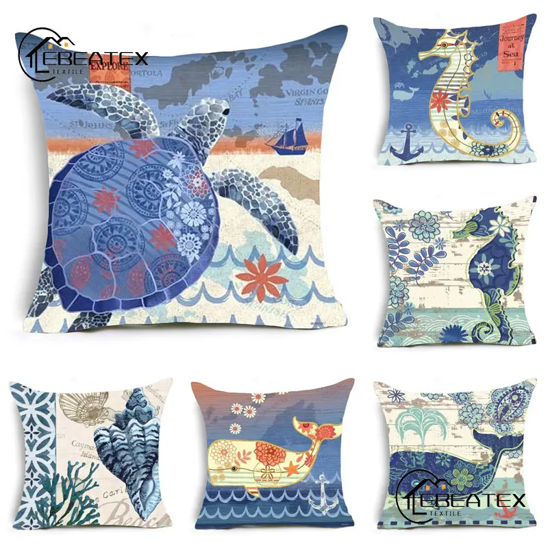 Blue Sea Creature Print Pillow cases Office Backrest Lumbar Decoration Bedroom Bed Sofa Scandinavian Blue Short Plush Pillowcase
Blue Sea Creature Print Pillow cases Office Backrest Lumbar Decoration Bedroom Bed Sofa Scandinavian Blue Short Plush Pillowcase