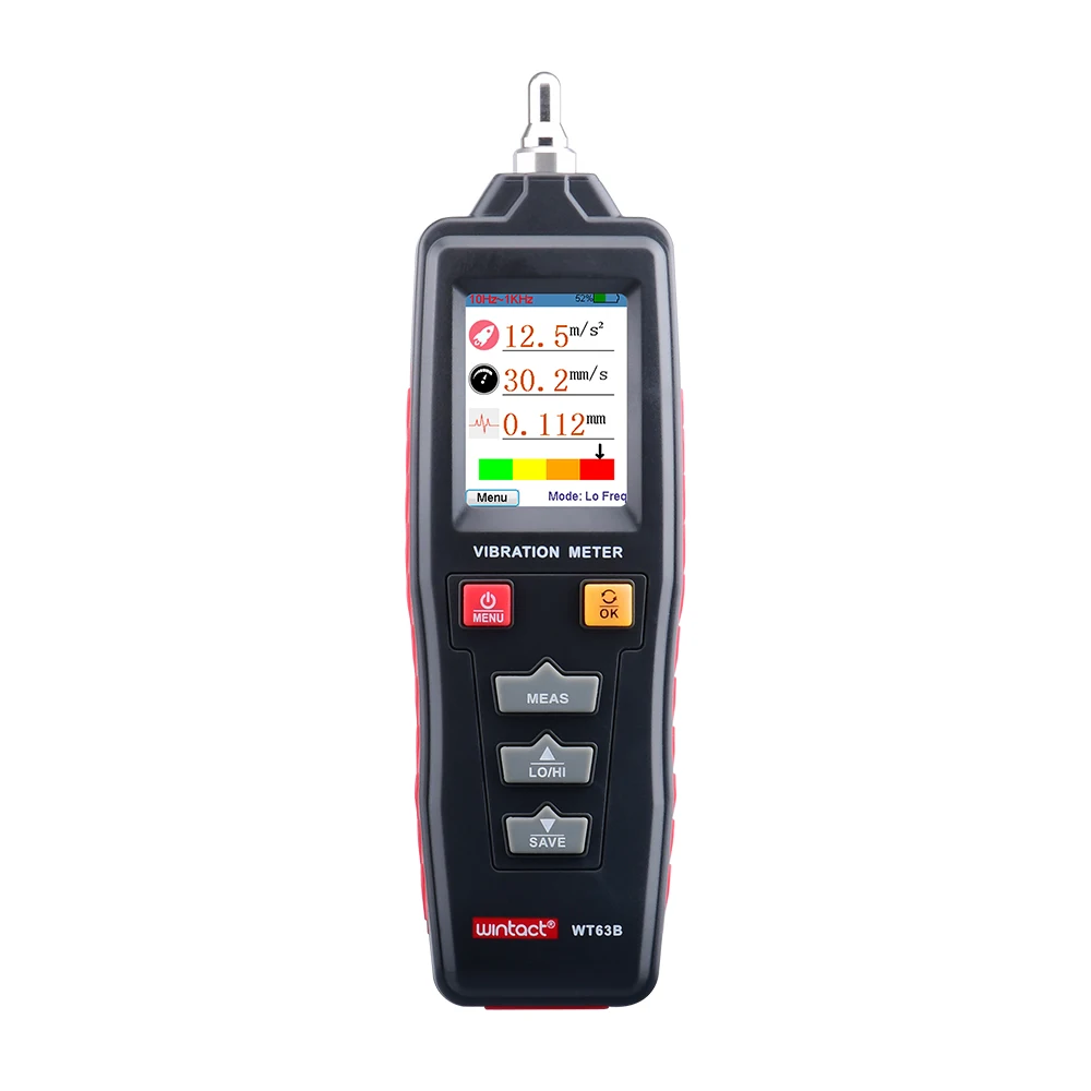 WT63B Tester Vibration Meter Industrial Digital Vibration Meter Device Probe Vibration Analyzer
WT63B Tester Vibration Meter Industrial Digital Vibration Meter Device Probe Vibration Analyzer
