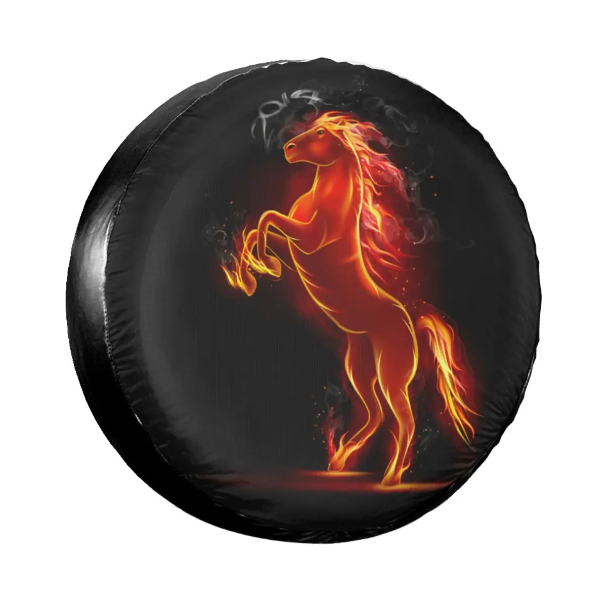 Prancing Black Fire Horse Spare Wheel Tire Cover Case Bag Pouch for Mitsubishi Pajero Vehicle Accessories 14-17Inch
Prancing Black Fire Horse Spare Wheel Tire Cover Case Bag Pouch for Mitsubishi Pajero Vehicle Accessories 14-17Inch