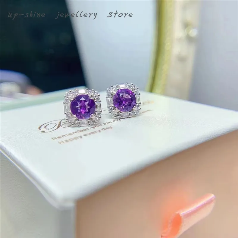 Silver 925 Jewelry with Gemstones oval Shaped Earrings for Women Natural Amethyst Female Earrings Anniversary Gifts
Silver 925 Jewelry with Gemstones oval Shaped Earrings for Women Natural Amethyst Female Earrings Anniversary Gifts