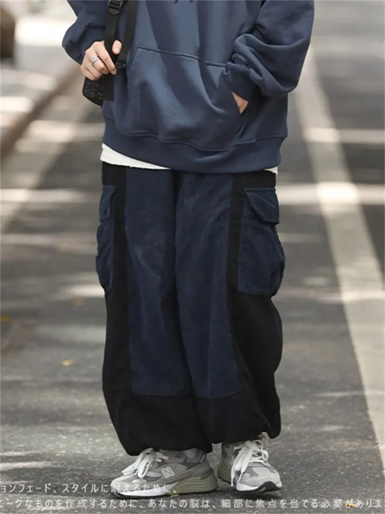 QWEEK Harajuku Patchwork Corduroy Cargo Pants Women Oversized Streetwear Hip Hop Wide Leg Baggy Trousers Japanese Style Pockets
QWEEK Harajuku Patchwork Corduroy Cargo Pants Women Oversized Streetwear Hip Hop Wide Leg Baggy Trousers Japanese Style Pockets