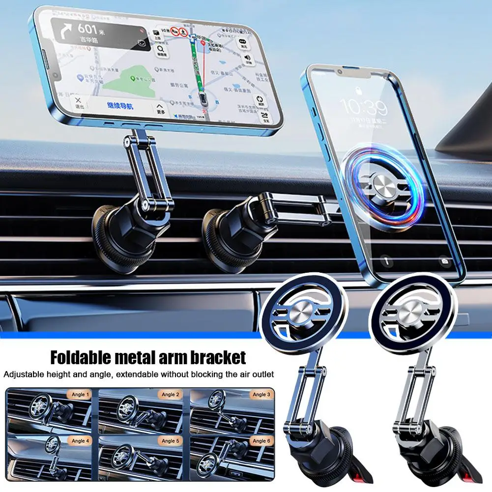 Universal 360° PRO Magnetic Phone Holder Mobile Phone Stand Air Vent Magnet Mount GPS Support For All phone D4T8
Universal 360° PRO Magnetic Phone Holder Mobile Phone Stand Air Vent Magnet Mount GPS Support For All phone D4T8