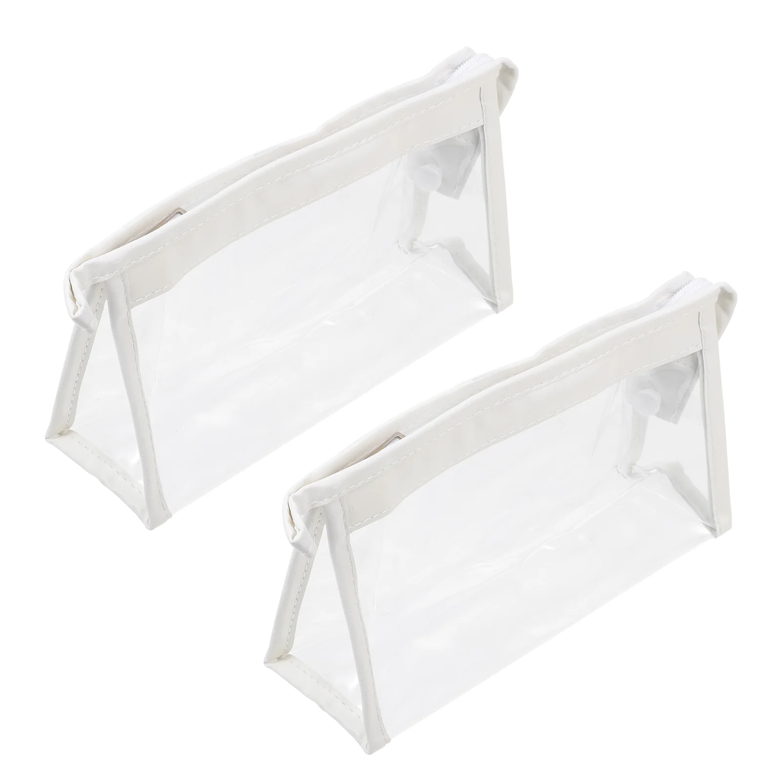 Clear Zipper Case: 2pcs Big Capacity Stationery Pen Bag Makeup Portable Travel Toiletry Bag White
Clear Zipper Case: 2pcs Big Capacity Stationery Pen Bag Makeup Portable Travel Toiletry Bag White