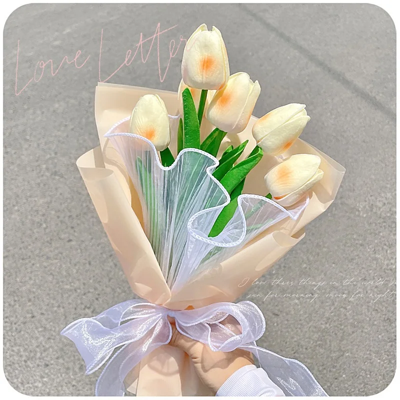 Tulip Simulation Hand Holding Flowers Fake Flower Bouquet Photo Props Decoration Birthday Party Holiday Gift Bedroom Decoration
Tulip Simulation Hand Holding Flowers Fake Flower Bouquet Photo Props Decoration Birthday Party Holiday Gift Bedroom Decoration