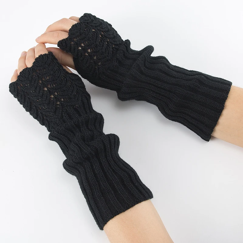 New Warmer Winter Women Gloves Stylish Hand Gloves Girl Arm Crochet Knitting Hollow Mitten Warm Fingerless Gloves Arm Sleeve
New Warmer Winter Women Gloves Stylish Hand Gloves Girl Arm Crochet Knitting Hollow Mitten Warm Fingerless Gloves Arm Sleeve