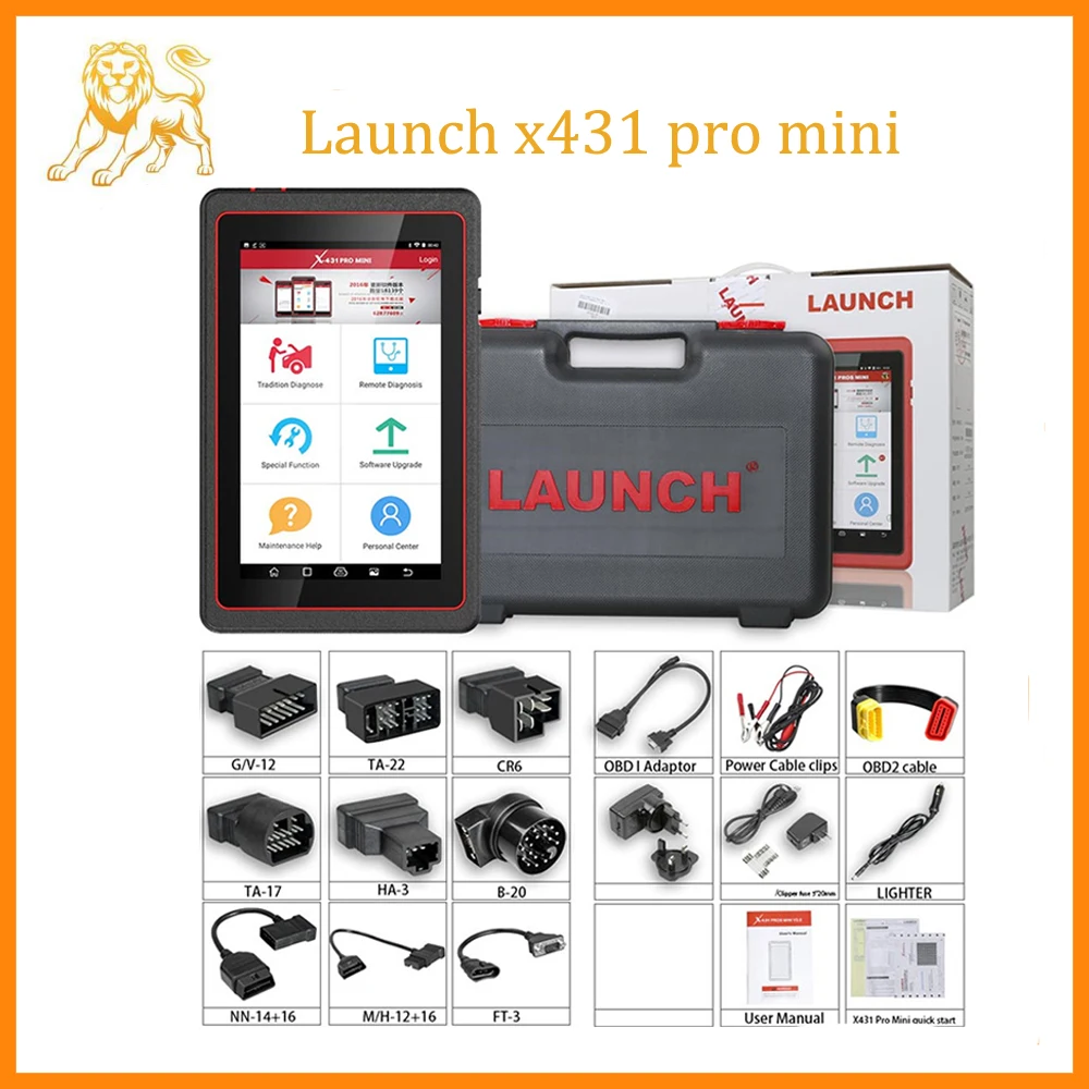 LAUNCH X431 Pro Mini OBDII Code Reader Key Programming Automotive Diagnostic Tool Test Coding Reader Scanner
LAUNCH X431 Pro Mini OBDII Code Reader Key Programming Automotive Diagnostic Tool Test Coding Reader Scanner