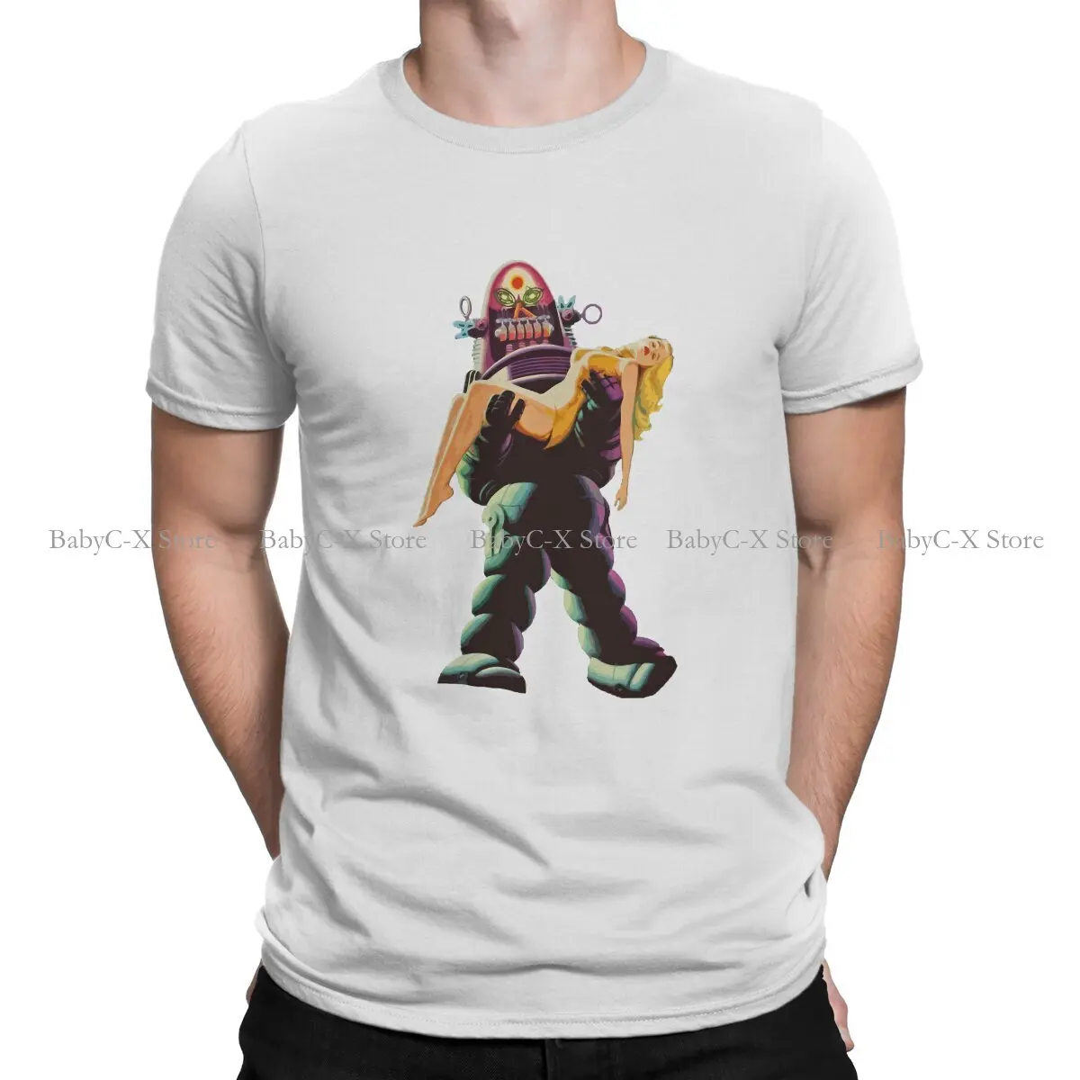 Forbidden Planet Movie Walter Pidgeon Anne Francis Polyester TShirt for Men Robby the Robot Classic Humor Leisure T Shirt
Forbidden Planet Movie Walter Pidgeon Anne Francis Polyester TShirt for Men Robby the Robot Classic Humor Leisure T Shirt