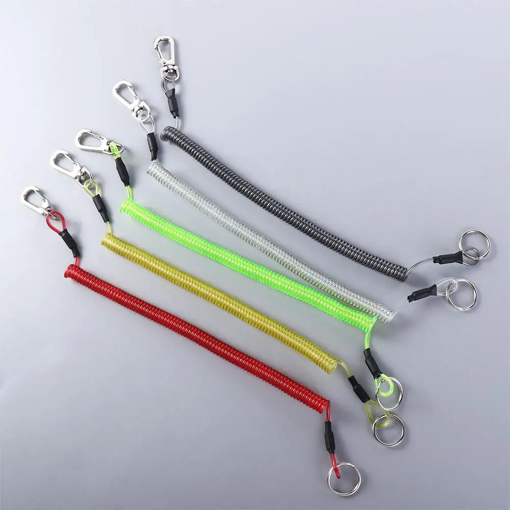 Rope Metal Carabiner Outdoor Key Cord Key Ring Stretch Fishing Tools Spiral Coiled Lanyard Safety Rope Spring Elastic Rope
Rope Metal Carabiner Outdoor Key Cord Key Ring Stretch Fishing Tools Spiral Coiled Lanyard Safety Rope Spring Elastic Rope