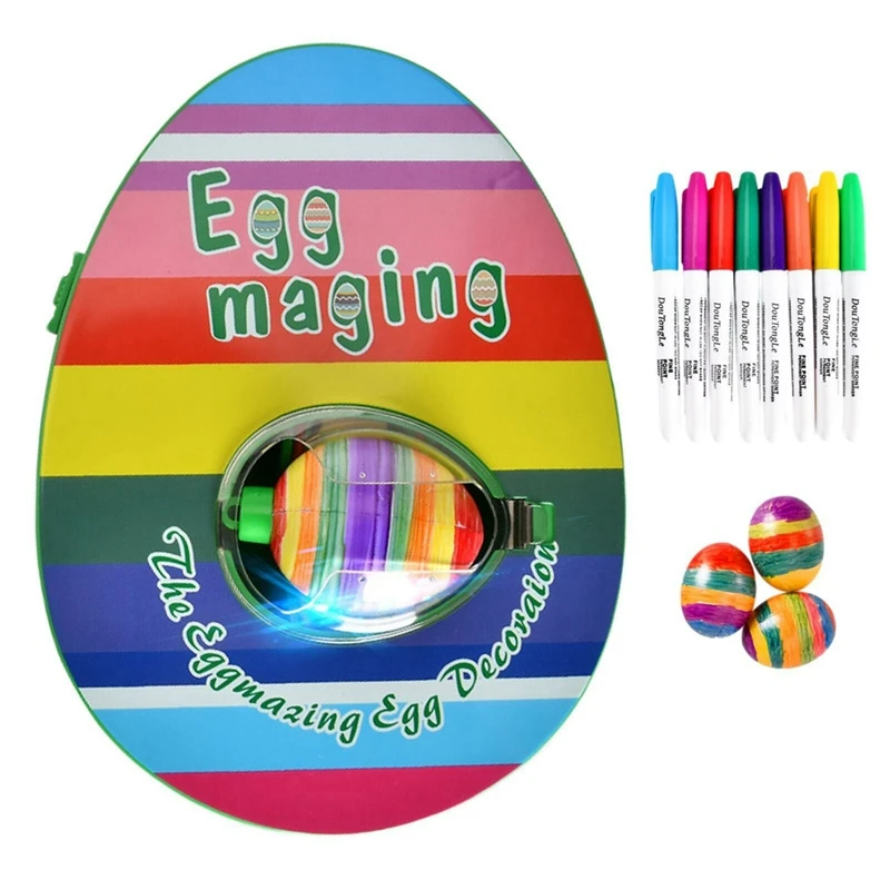 Easter Egg Machine Mini DIY Egg Mazing Easter Egg Spinner Coloring Kit 8 Colors
Easter Egg Machine Mini DIY Egg Mazing Easter Egg Spinner Coloring Kit 8 Colors