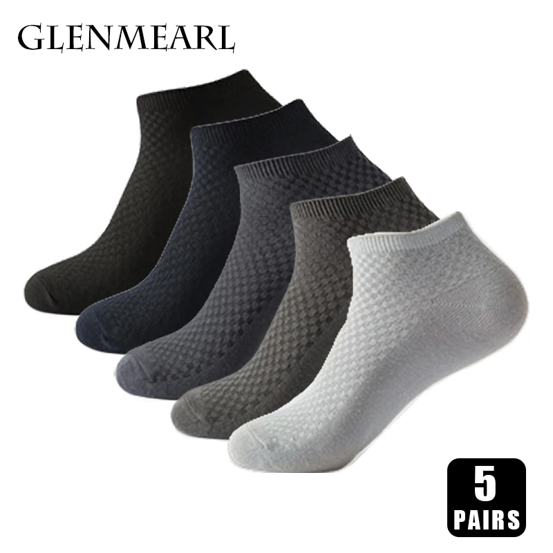 5 Pairs Men Short Socks Bamboo Fiber High Quality Crew Ankle Casual Business Breathable Soft Compression Low-Cut Socks for Male
5 Pairs Men Short Socks Bamboo Fiber High Quality Crew Ankle Casual Business Breathable Soft Compression Low-Cut Socks for Male