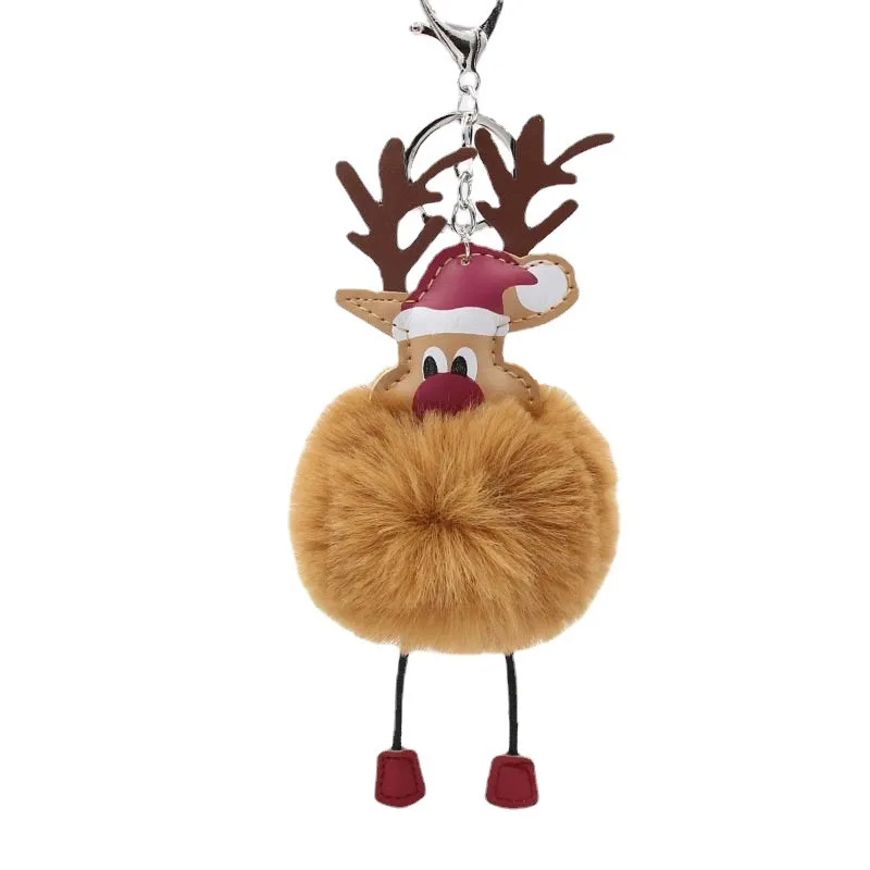 Cartoon Santa Claus plush pendant Santa Claus fur ball keychain car bag ornaments
Cartoon Santa Claus plush pendant Santa Claus fur ball keychain car bag ornaments
