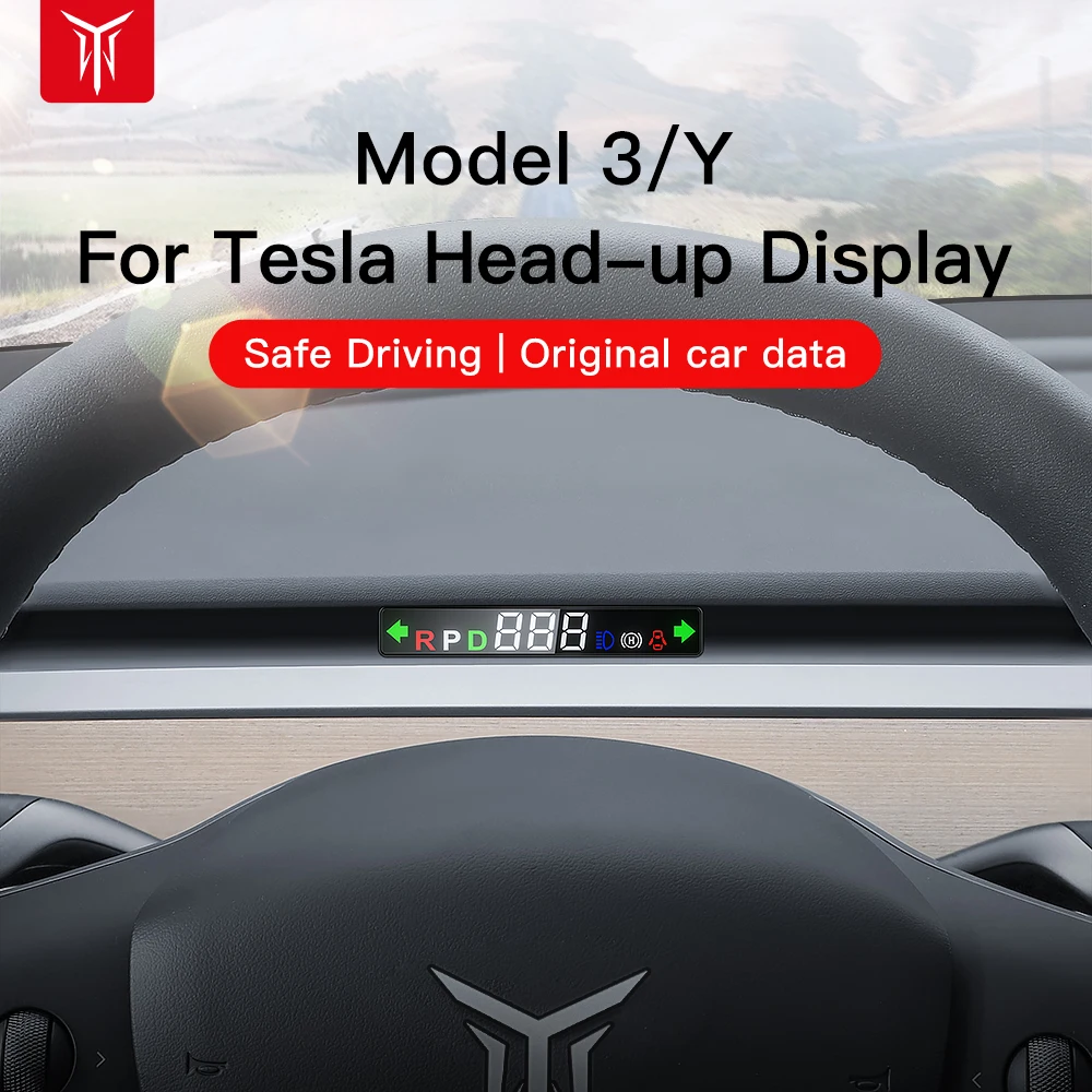 YZ For Tesla HUD Head-up Display Car Model 3 Model Y Dedicated Electronics Digital Speedometer Model 3 Model Y Car Accessories
YZ For Tesla HUD Head-up Display Car Model 3 Model Y Dedicated Electronics Digital Speedometer Model 3 Model Y Car Accessories