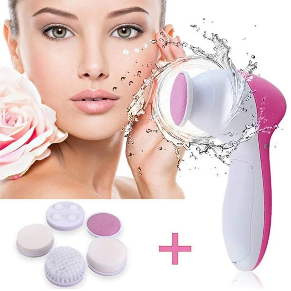 Battery facial skin cleansing device black spot Peeling brush set body facial facial care massager 5 in 1 ergonomic design practical product
Battery facial skin cleansing device black spot Peeling brush set body facial facial care massager 5 in 1 ergonomic design practical product