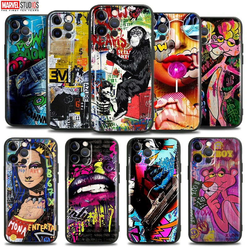 Street Graffiti Oil Painting For Apple iPhone 13 12 11 Pro 12 13 Mini X XR XS Max SE 6 6S 7 8 Plus Phone Case Liquid Silicon
Street Graffiti Oil Painting For Apple iPhone 13 12 11 Pro 12 13 Mini X XR XS Max SE 6 6S 7 8 Plus Phone Case Liquid Silicon