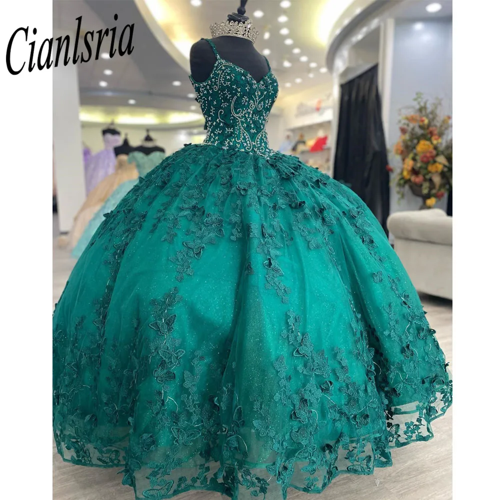 Женское пышное платье принцессы, зеленое платье-накидка для выпускного вечера, 15 лет, на шнуровке
Женское пышное платье принцессы, зеленое платье-накидка для выпускного вечера, 15 лет, на шнуровке