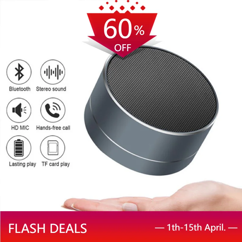 Outdoor Subwoofer MINI Portable Speaker Fm Radio Music Sound Box Aluminum Alloy Wireless Speaker
Outdoor Subwoofer MINI Portable Speaker Fm Radio Music Sound Box Aluminum Alloy Wireless Speaker