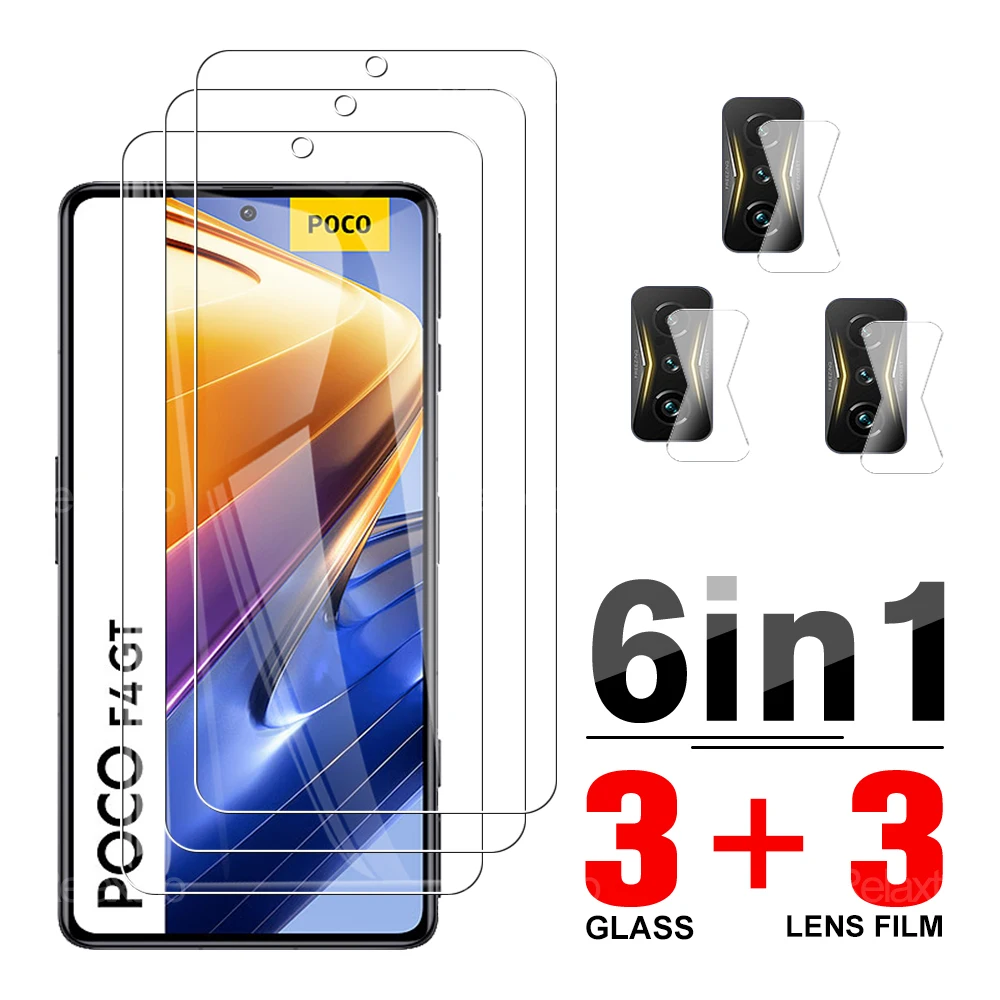 

Защитная пленка для объектива камеры 6 в 1 для Xiaomi Poco F4 GT 5G F4GT Xiomi Poco m4pro x3 f3 m3 x4 pro nfc 4G, чехол из закаленного стекла
