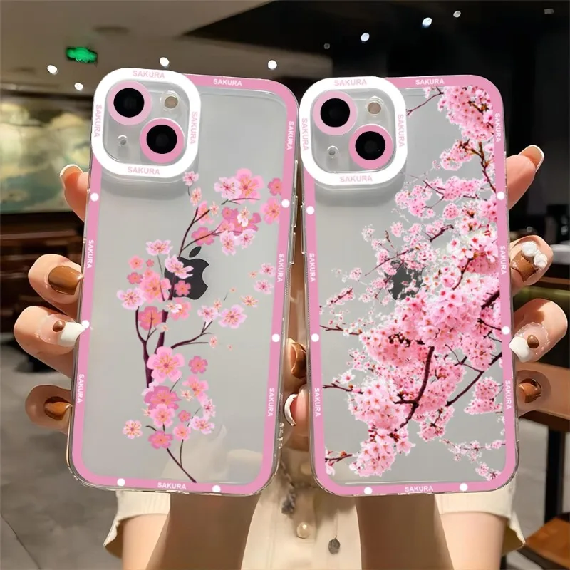 Cherry Blossom Tree Phone Case Telefoon For IPhone 13ProMax 13 14 12 11 Pro Max Mini Transparent Fine Hole Soft Cover
Cherry Blossom Tree Phone Case Telefoon For IPhone 13ProMax 13 14 12 11 Pro Max Mini Transparent Fine Hole Soft Cover