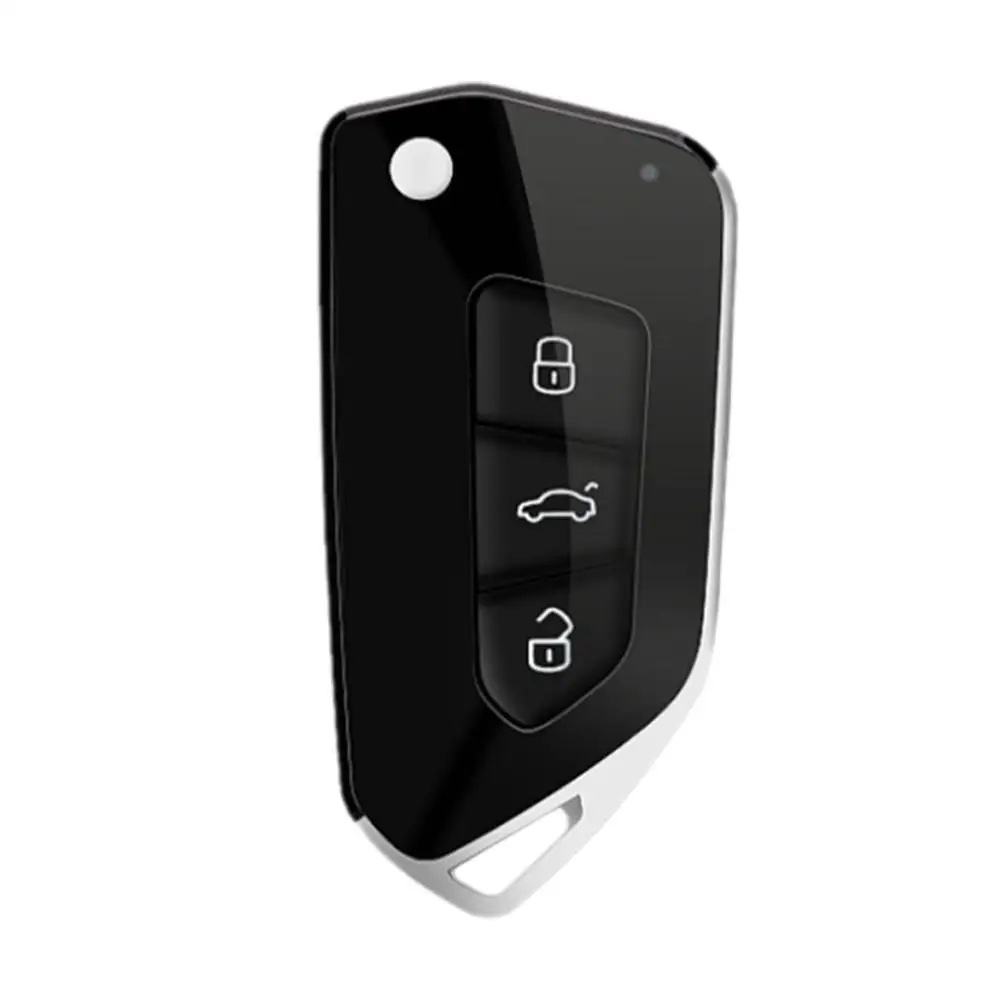 Чехол для автомобильного ключа VW Caddy для Golf Jetta Beetle ForPolo Up ForTiguan Touran 3 кнопочный модифицированный складной чехол