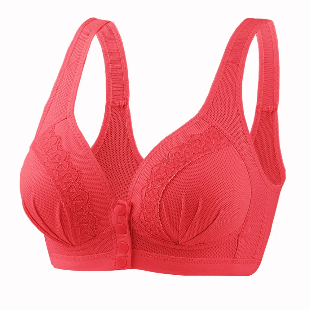 Women 36-46 B/C/D Front Buckle Bras Girls Sexy Push Up Bra Brassiere Wireless Bralette Seamless Bras for Middle Age Bras
Women 36-46 B/C/D Front Buckle Bras Girls Sexy Push Up Bra Brassiere Wireless Bralette Seamless Bras for Middle Age Bras
