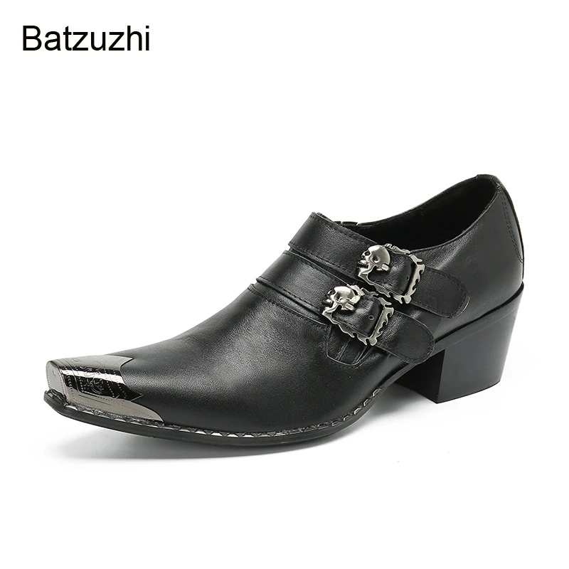 Batzuzhi Italian Type Men's Shoes Iron Toe Black Genuine Leather Dress Shoes Men Fashion Party/Wedding/Business Shoes Men, 38-47
Batzuzhi Italian Type Men's Shoes Iron Toe Black Genuine Leather Dress Shoes Men Fashion Party/Wedding/Business Shoes Men, 38-47