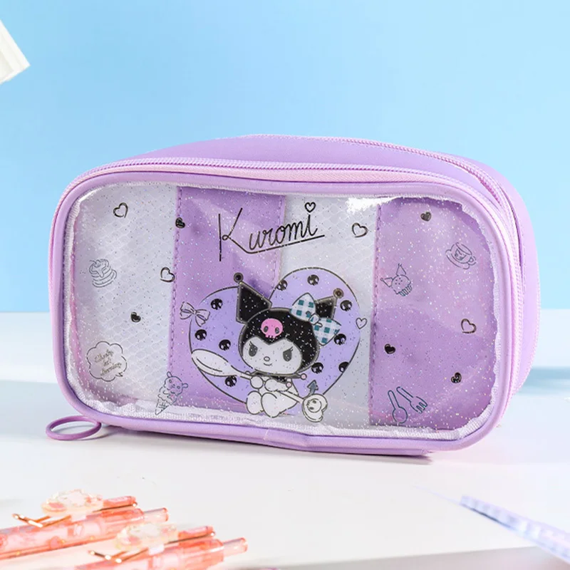 Kawaii Kuromi прозрачная сумка для карандашей аниме Корица мультфильм милый 3-слойный Большой Вместительный полиуретановый чехол для ручек чехол...
Kawaii Kuromi прозрачная сумка для карандашей аниме Корица мультфильм милый 3-слойный Большой Вместительный полиуретановый чехол для ручек чехол...