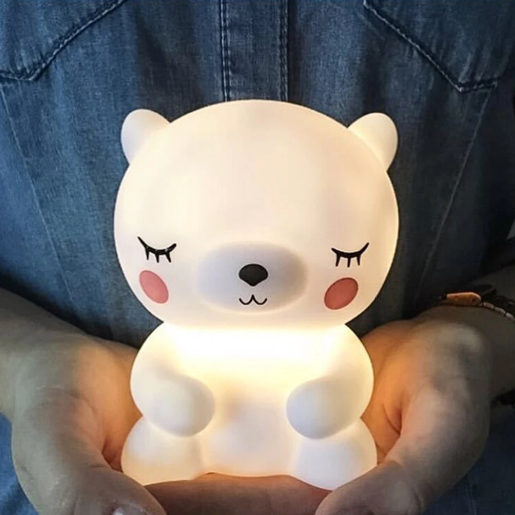 Living Room Lighting Switch Control Bedside Desktop Decoration Kids Cute Bear Night Light Cartoon Animal Battery Powered Gifts
Living Room Lighting Switch Control Bedside Desktop Decoration Kids Cute Bear Night Light Cartoon Animal Battery Powered Gifts