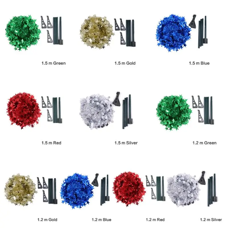 67JE Retractable Folding Tinsel Christmas Tree with Stand Simulation Gorgeous Collaps
67JE Retractable Folding Tinsel Christmas Tree with Stand Simulation Gorgeous Collaps