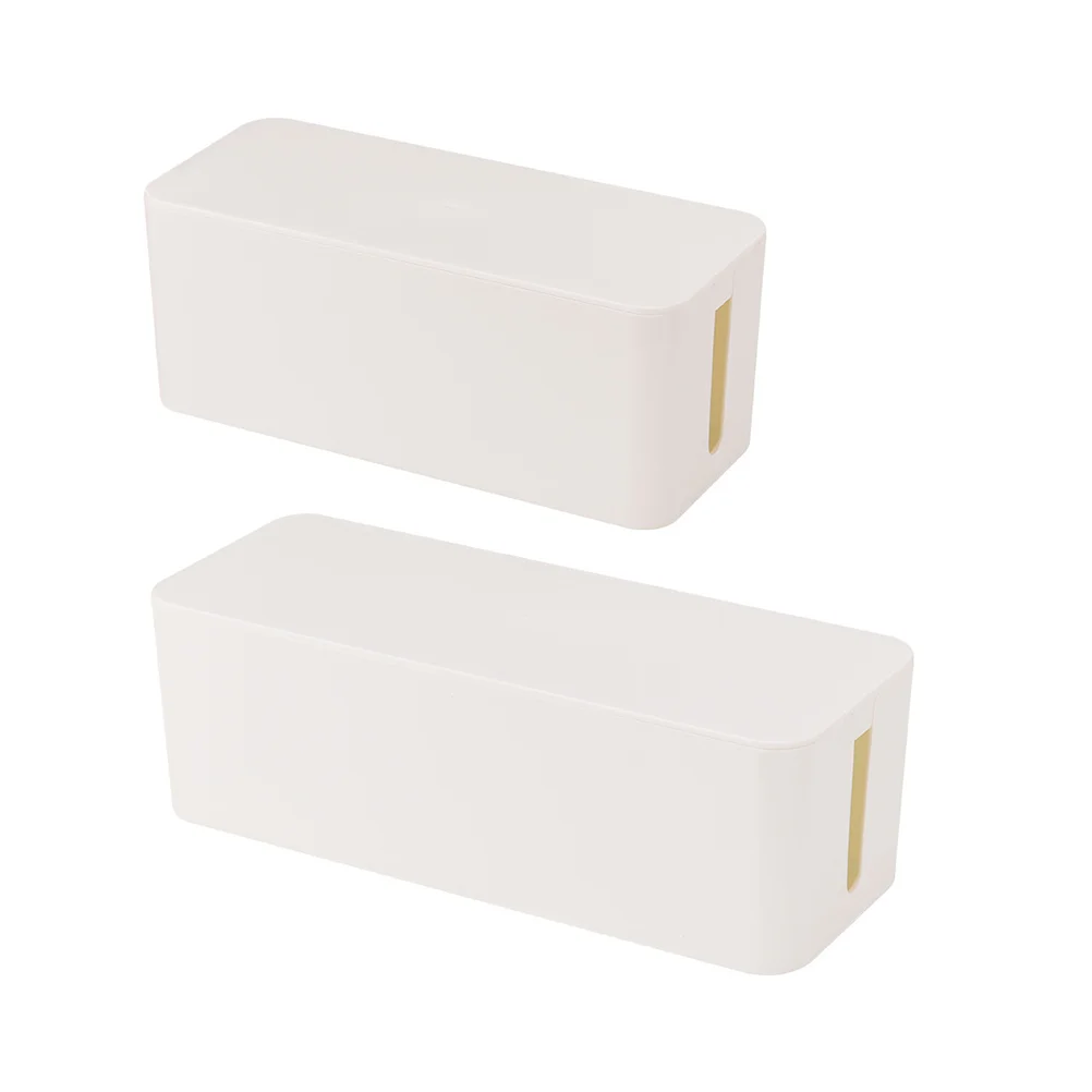 2pcs Cable Storage Box Power Strip Socket Box Storage Case Cord Hider Box for Office
2pcs Cable Storage Box Power Strip Socket Box Storage Case Cord Hider Box for Office