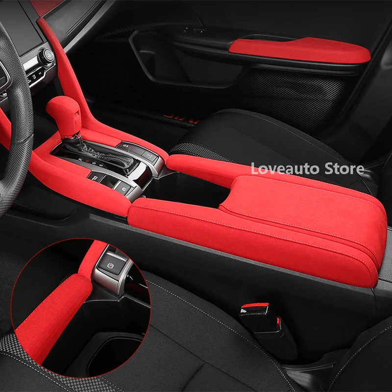 for Honda Civic 10th 2016 2017 2018 2019 2020 2021 Car Alcantara Interior Decoration Protective Red Grey Cover Sedan Hatchback
for Honda Civic 10th 2016 2017 2018 2019 2020 2021 Car Alcantara Interior Decoration Protective Red Grey Cover Sedan Hatchback