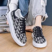 Canvas Shoes for Men Multi Solid Color Soft Sole Lace Up Board Fashion Easy Matching Outdoor Footwear Sneakers Men